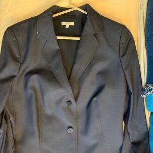 Santorelli 100% Virgin Wool  Blazer Dark Grey size 12 PMRBR4A